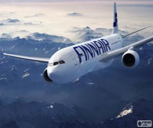 puzzel Finnair, luchtvaartmaatschappij in Finland