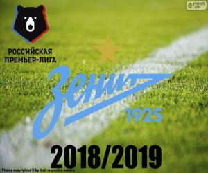 puzzel FK Zenit, kampioen 2018-2019