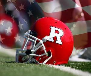 puzzel Football helm (Rutgers Atletiek)