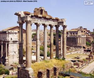 puzzel Forum Romanum, Rome