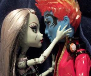 puzzel Frankie Stein en Hold Hyde, echtpaar uit Monster High