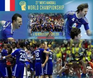 puzzel Frankrijk Gold Medal 2011 World Handbal