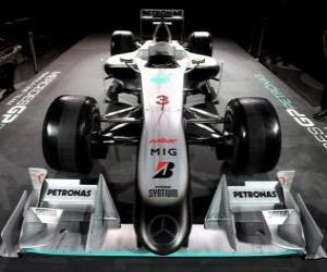 puzzel Front, Mercedes W01