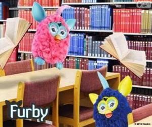 puzzel Furbys in de bibliotheek