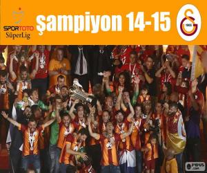 puzzel Galatasaray, kampioen 14-15