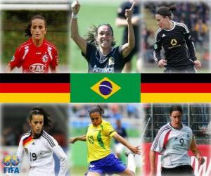 puzzel Genomineerd voor FIFA Women's World Player of the Year 2010 (Fatmire Bajramaj, Marta Vieira da Silva, Birgit Prinz)
