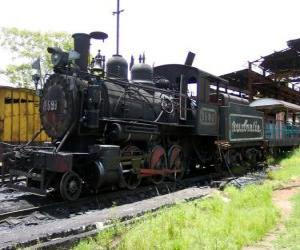 puzzel Geparkeerde stoomtrein