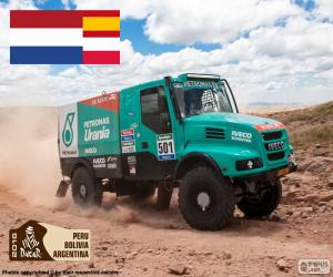 puzzel Gerard de Rooy, Dakar 2016