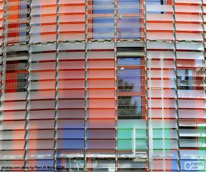 puzzel Gevel Torre Agbar, Barcelona