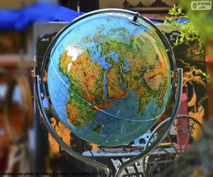 puzzel Globe