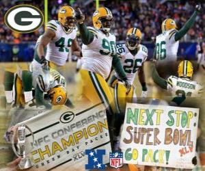puzzel Green Bay Packers NFC Champion 2010-11