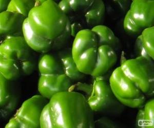 puzzel Groene paprika 's