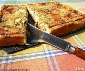 puzzel Groente quiche