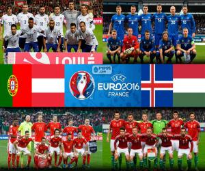 puzzel Groep F, Euro 2016