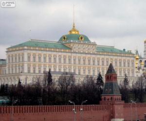 puzzel Groot Kremlin Palace, Moskou, Rusland