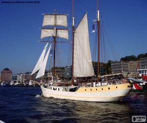 puzzel Grote zeilboot