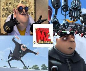 puzzel Gru slechterik nummer 2 in de wereld. Verschrikkelijke Ikke En De Rest Kan Stikke