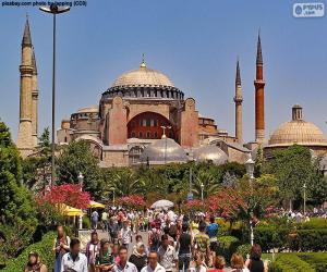 puzzel Hagia Sophia, Istanbul, Turkije