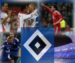 puzzel Hamburg SV, de Duitse voetbalteam