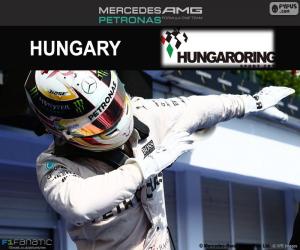puzzel Hamilton 2016 Hongaarse Grand Prix