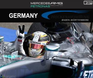 puzzel Hamilton, de Duitse Grand Prix 2016