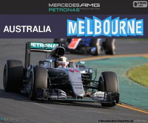 puzzel Hamilton G.P Australië 2016