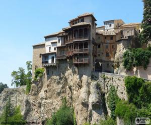 puzzel Hangende huizen, Cuenca, Spanje