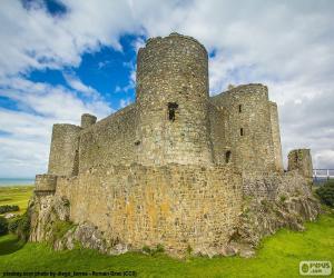 puzzel Harlech Castle, Wales