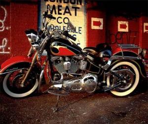 puzzel Harley Davidson Heritage Softail