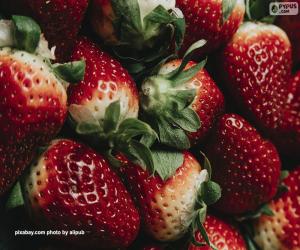 puzzel Heerlijke aardbeien