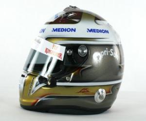 puzzel Helm Adrian Sutil 2010