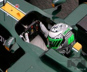 puzzel Helm Heikki Kovalainen 2010