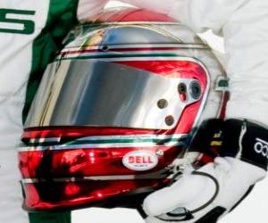 puzzel Helm Jarno Trulli 2010