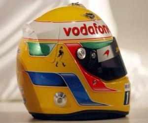 puzzel Helm Lewis Hamilton 2010