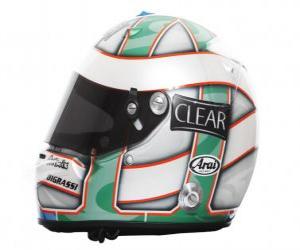 puzzel Helm Lucas di Grassi 2010