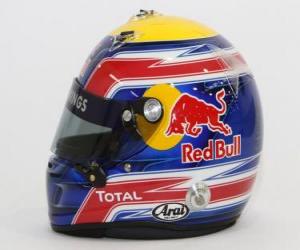 puzzel Helm Mark Webber 2010