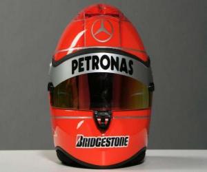 puzzel Helm Michael Schumacher 2010