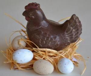 puzzel Hen voor Pasen