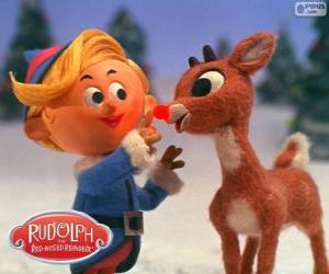 puzzel Hermey en Rudolph