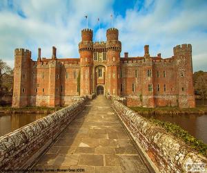 puzzel Herstmonceux Castle, Verenigd Koninkrijk