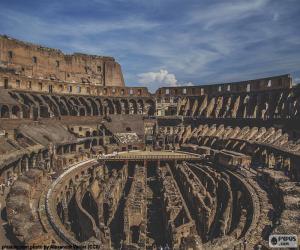 puzzel Het Colosseum, interieur