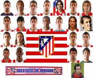 puzzel Het team van Atletico Madrid 2010-11