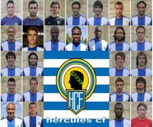 puzzel Het team van Hércules CF 2010-11