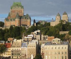 puzzel Historische District van Old Quebec, Canada
