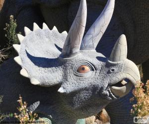 puzzel Hoofd van de Triceratops