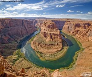 puzzel Horseshoe Bend, Verenigde Staten