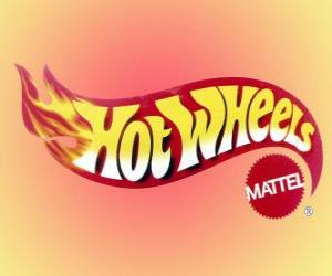 puzzel Hot Wheels logo van Mattel