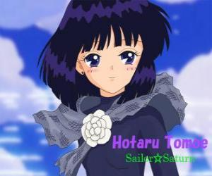 puzzel Hotaru Tomoe kan worden Sailor Saturn