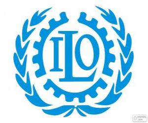 puzzel ILO-logo, de Internationale Arbeidsorganisatie