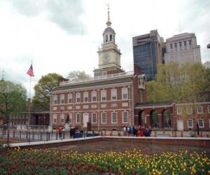 puzzel Independence Hall, Verenigde Staten